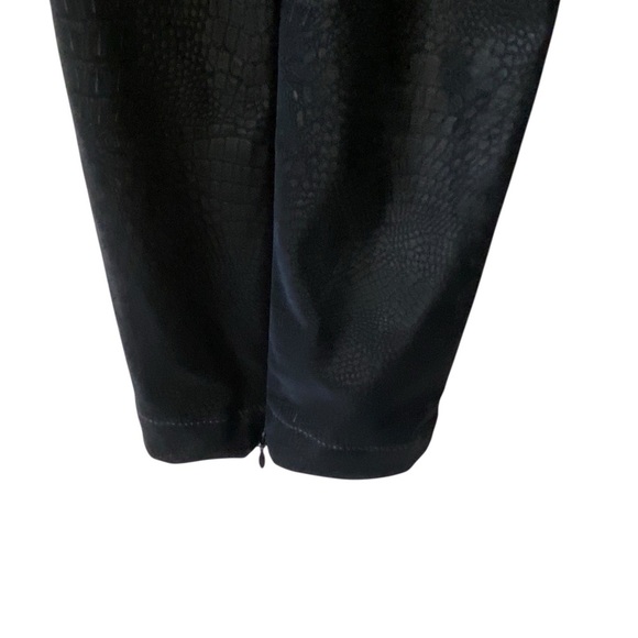 Good American The Croc Exec Black High Waist Faux Leather
Pants SZ 4 - Picture 10 of 16